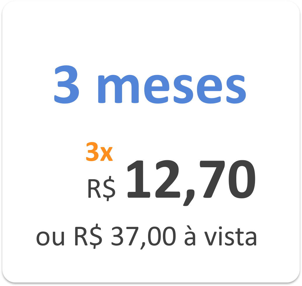 Pré-pago trimestral